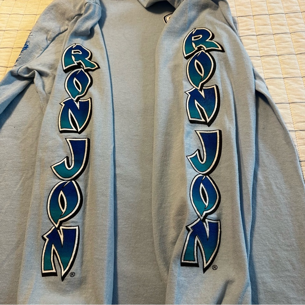 Ron Jon Long Sleeve T-Shirt Ocean City Maryland Small  Blue‎ - Picture 4 of 8